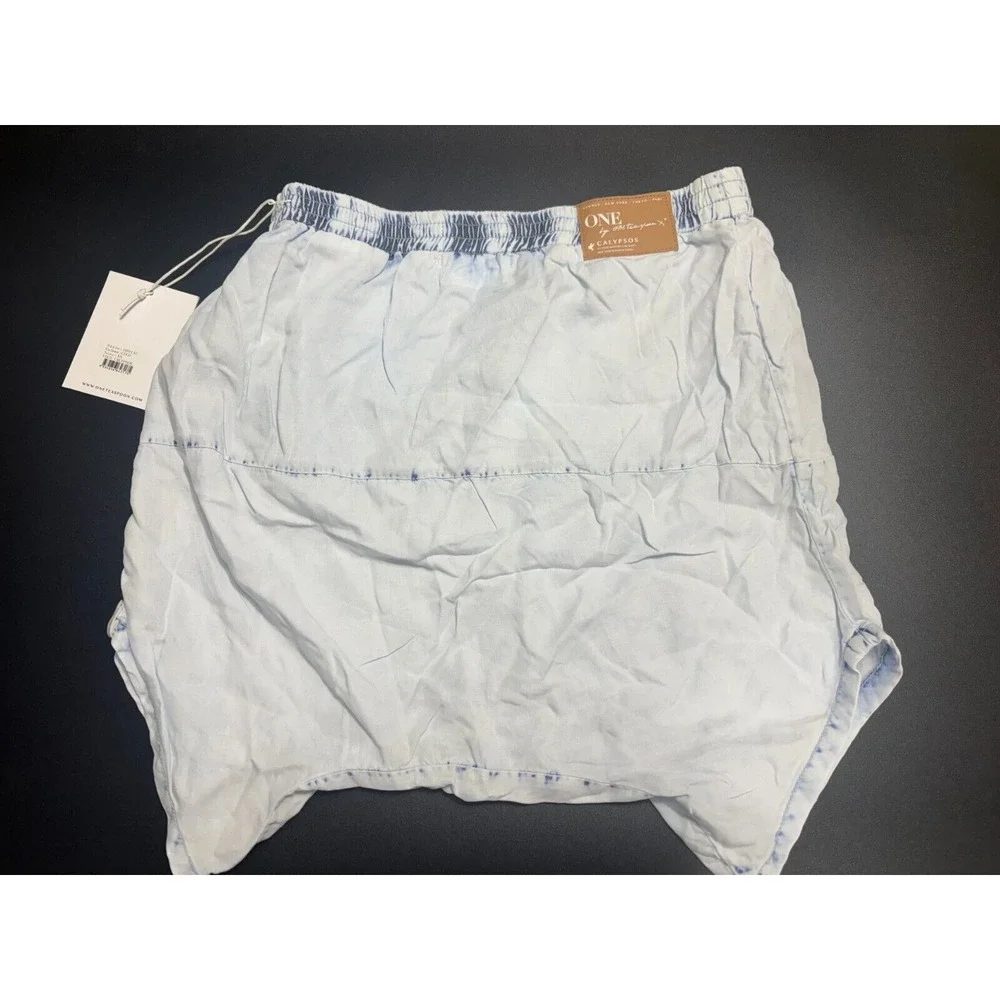 One Teaspoon NWT Shorts Light Blue Coco Calypsos Denim‎ Cotton Elastic Waist XS